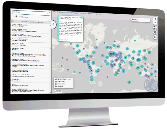 interactive map in 3 clicks